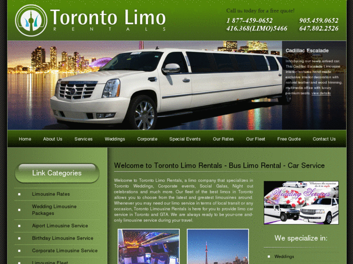 www.torontolimorentals.com