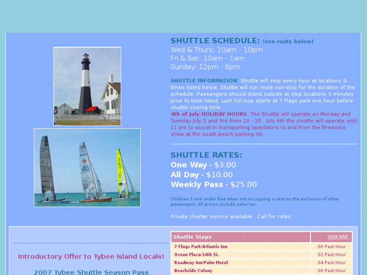 www.tybeeshuttle.com
