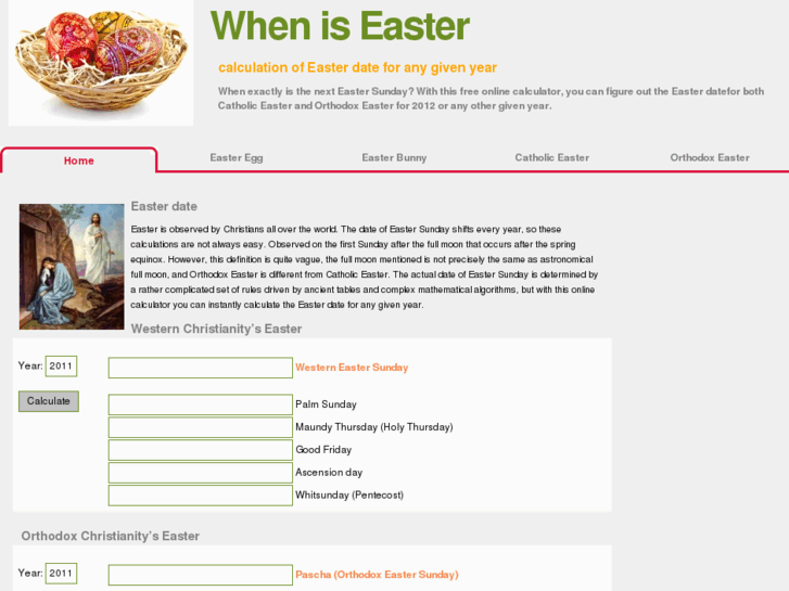 www.when-is-easter.com