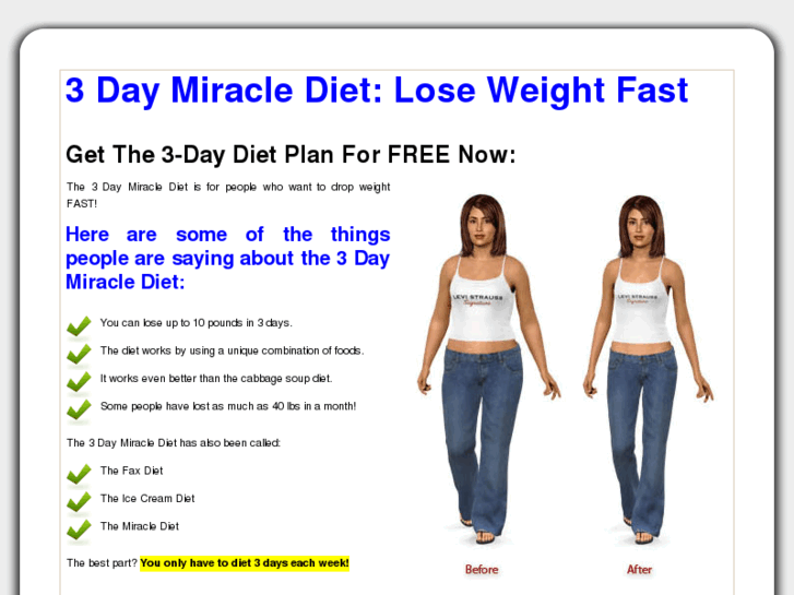 www.3daymiraclediet.com