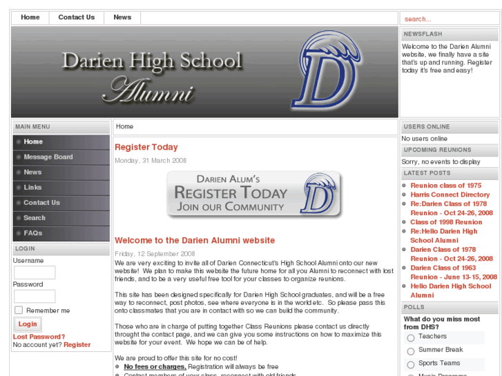 www.darienalumni.com