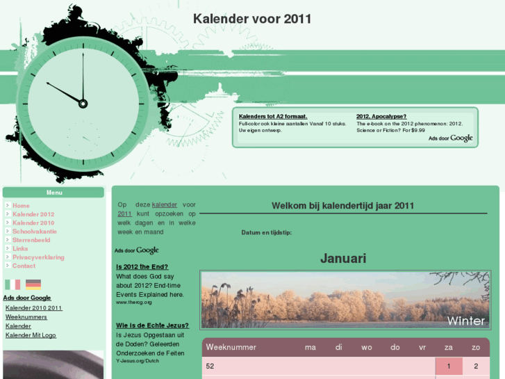 www.kalendertijd.nl