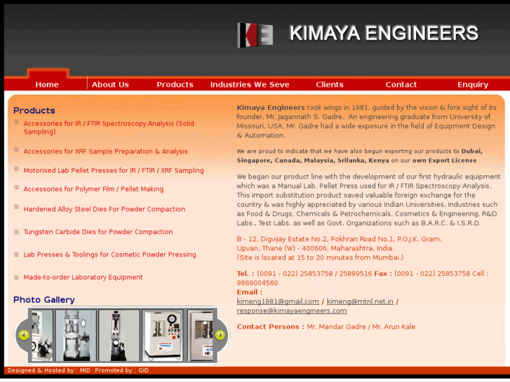 www.kimayaengineers.com