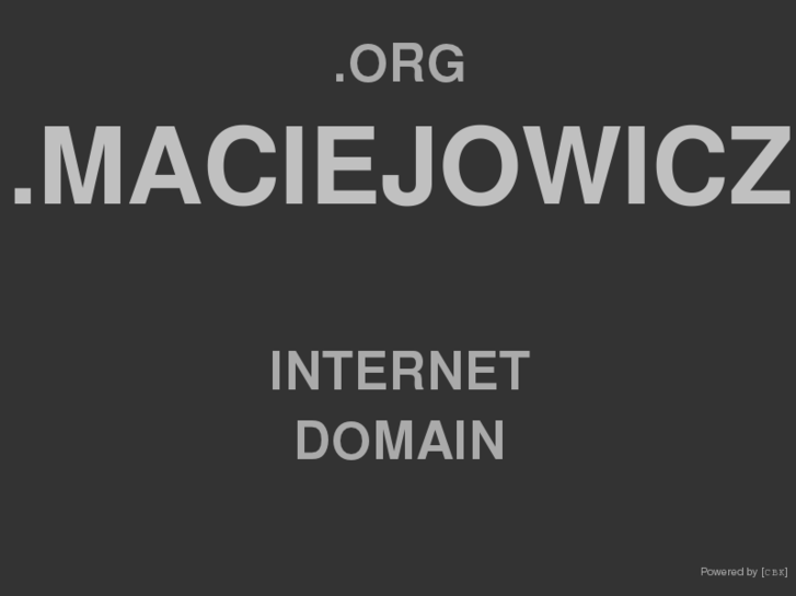 www.maciejowicz.org