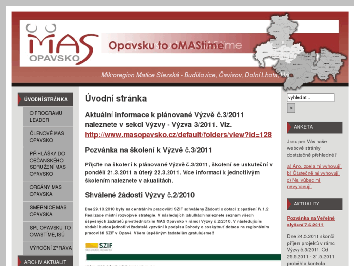 www.masopavsko.cz