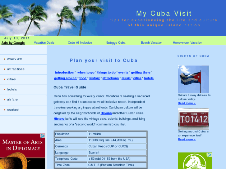 www.mycubavisit.com