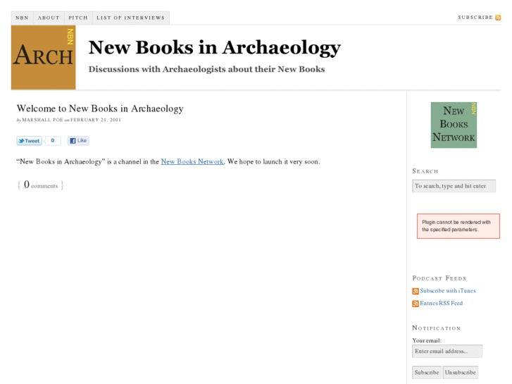 www.newbooksinarchaeology.com