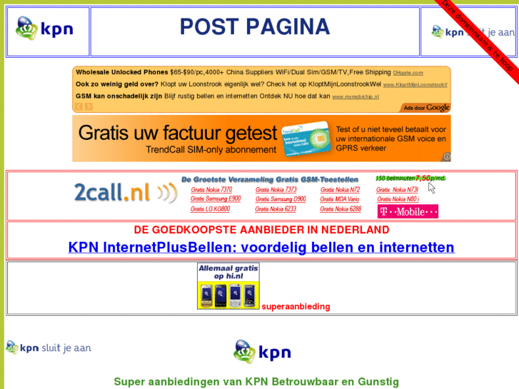 www.postpagina.nl