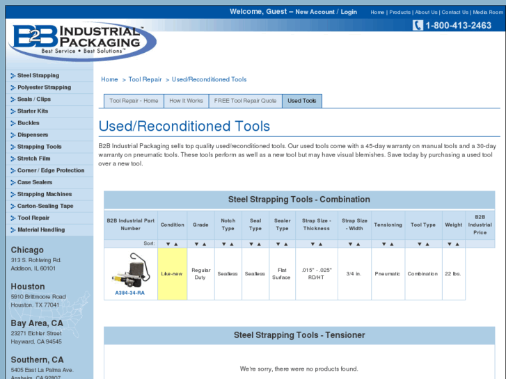 www.refurbishedstrappingtools.com