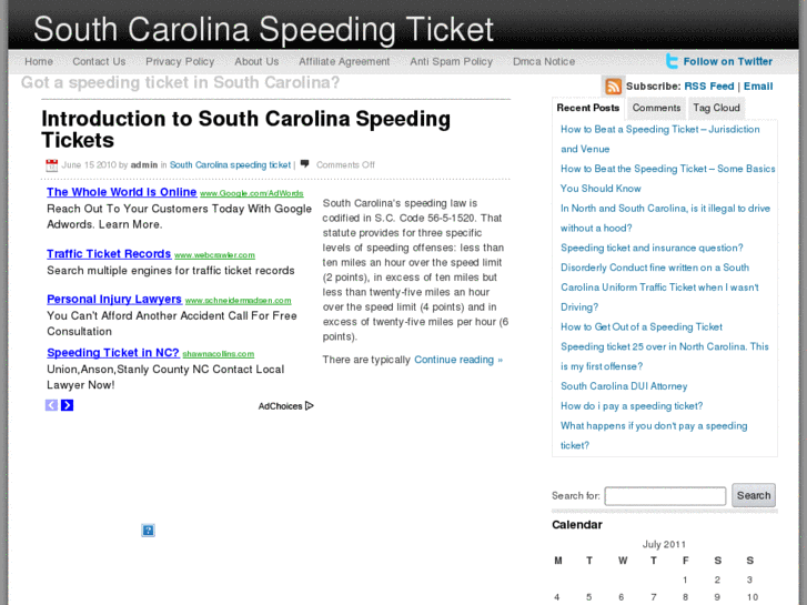 www.southcarolinaspeedingticket.com