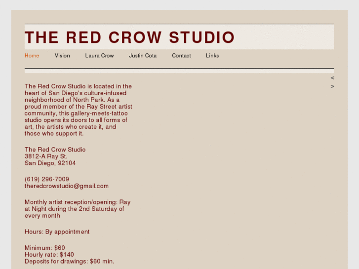 www.theredcrowstudio.com