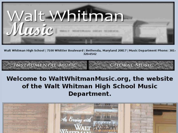 www.waltwhitmanmusic.org