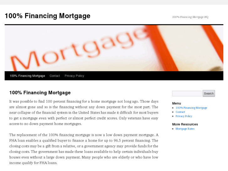 www.100financingmortgage.com