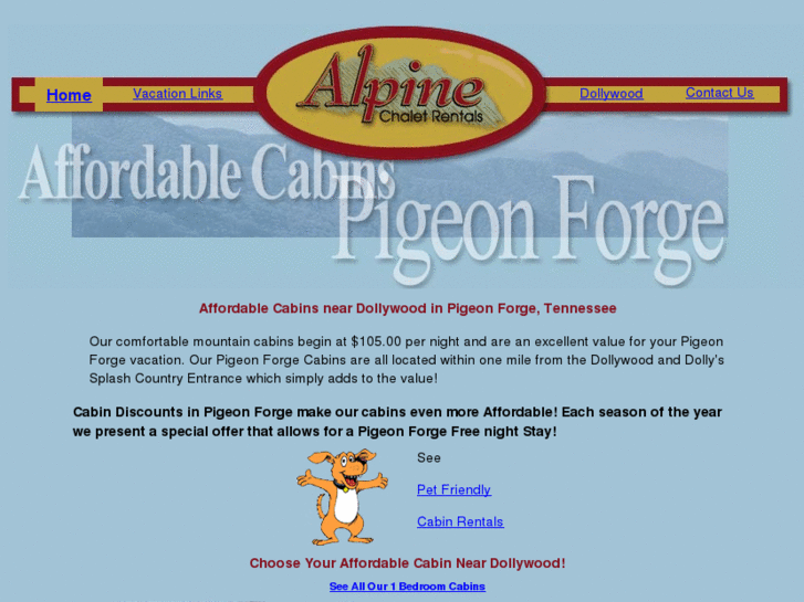 www.affordablepigeonforgecabins.com