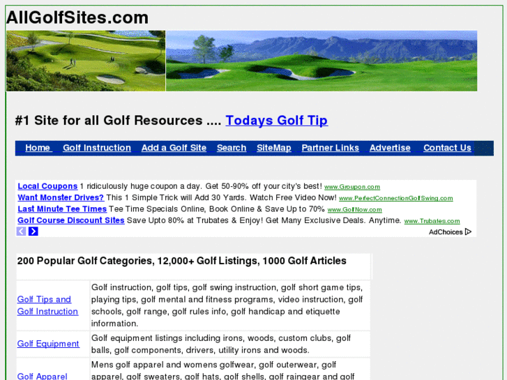 www.allgolfsites.com