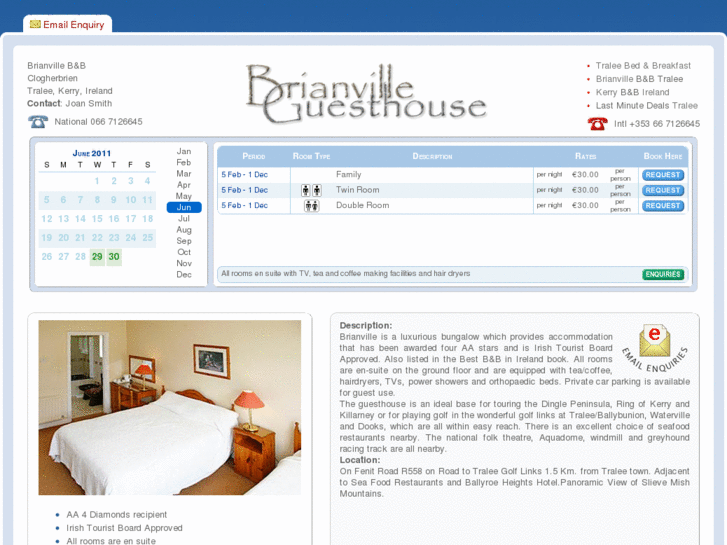 www.brianvilleguesthouse.com