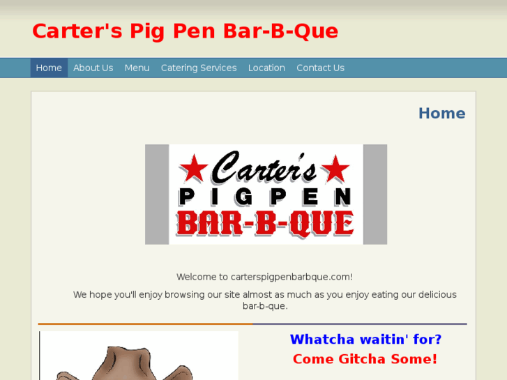 www.carterspigpenbarbque.com