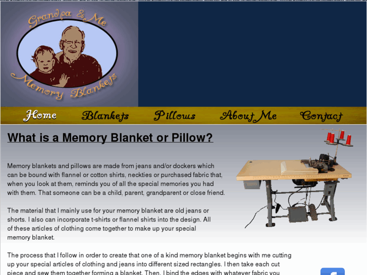 www.grandpaandmememoryblankets.com