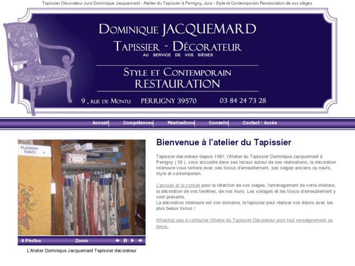 www.jacquemard-tapissier.com