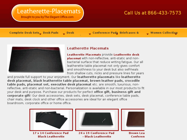 www.leatherette-placemats.com