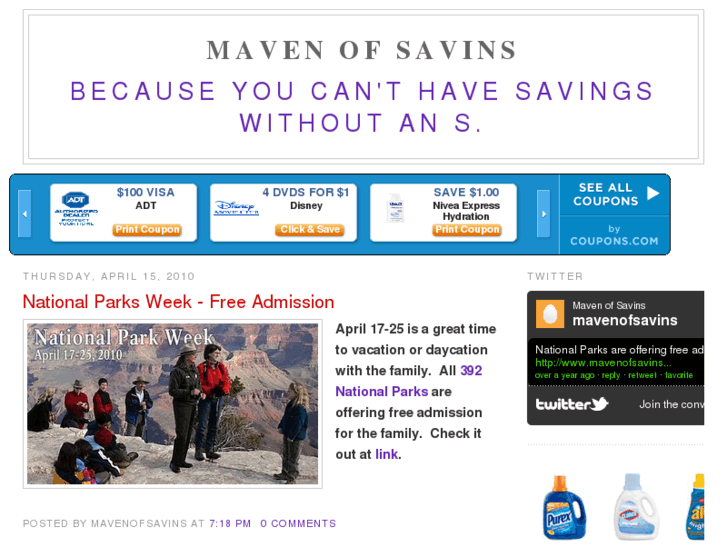 www.mavenofsavinblog.com