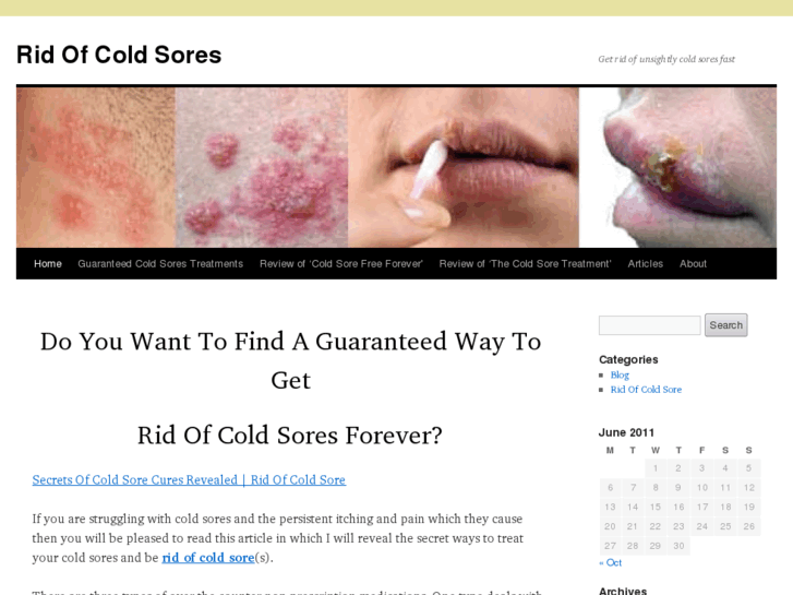 www.ridofcoldsore.com