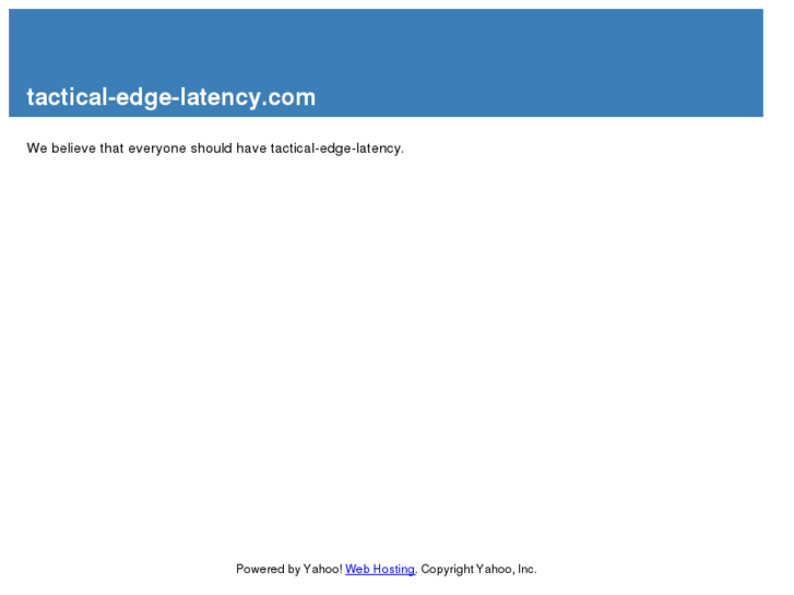 www.tactical-edge-latency.com