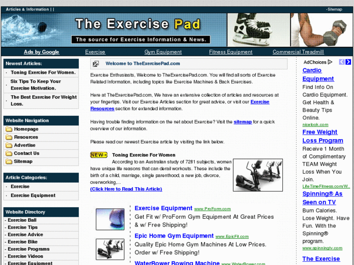 www.theexercisepad.com