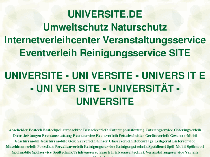 www.universite.de