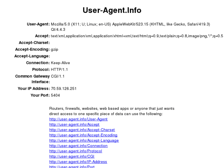 www.user-agent.info