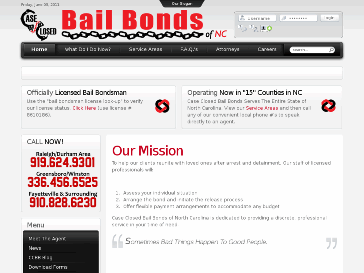 www.caseclosedbailbonds.com