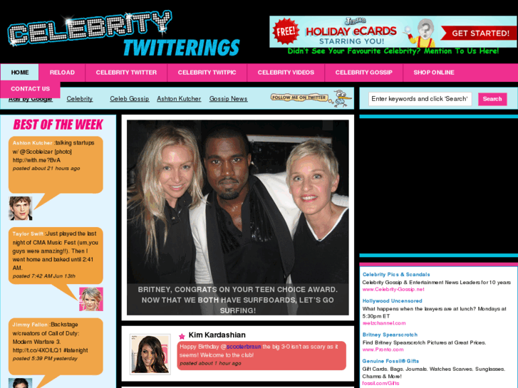 www.celebritytwitterings.com