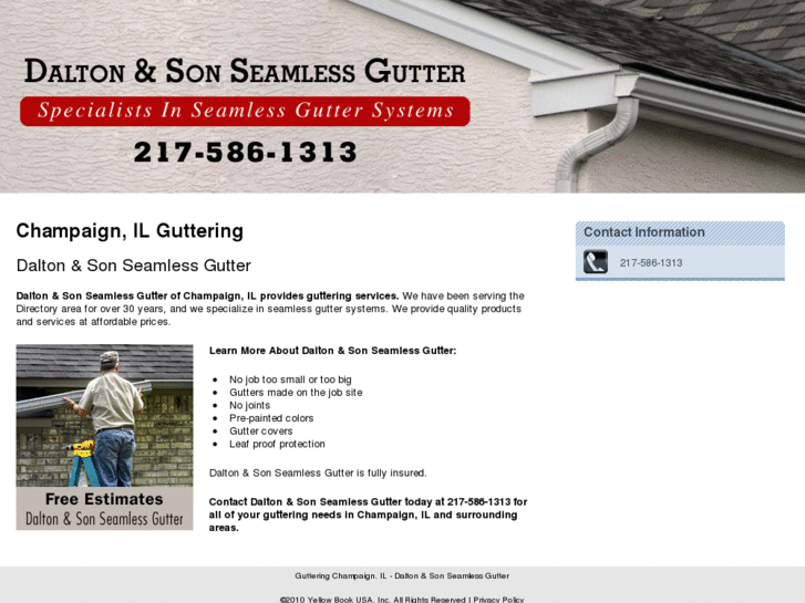 www.daltonandsonseamlessgutter.com