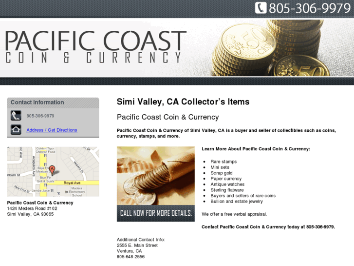 www.pacificcoastcoinsimivalley.com