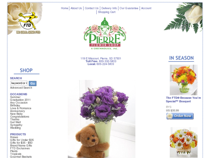 www.pierreflowershop.com