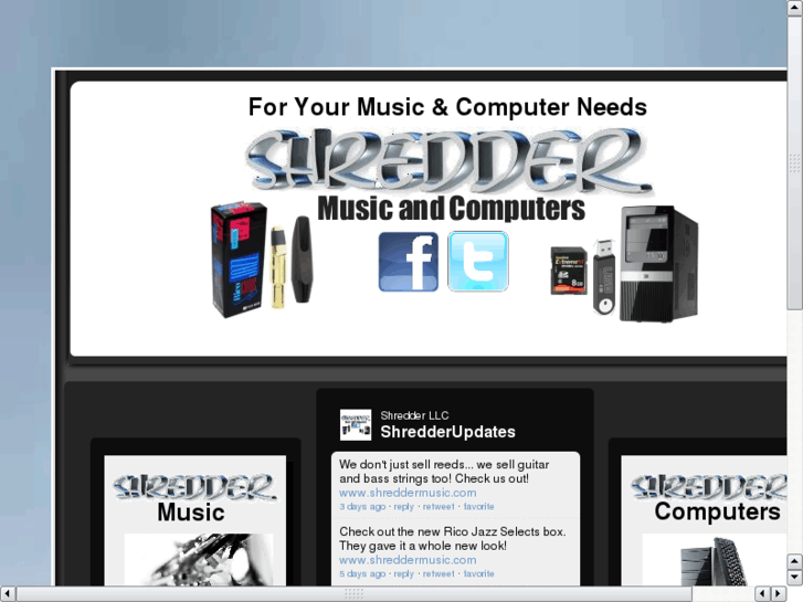 www.shreddermusicandcomputers.com