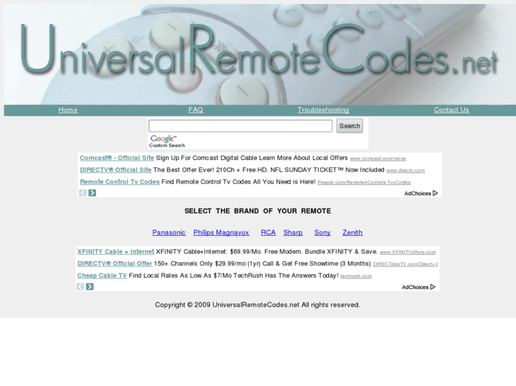 www.universalremotecodes.net