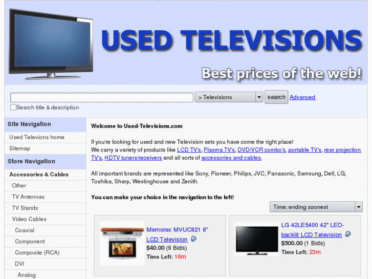 www.used-televisions.com