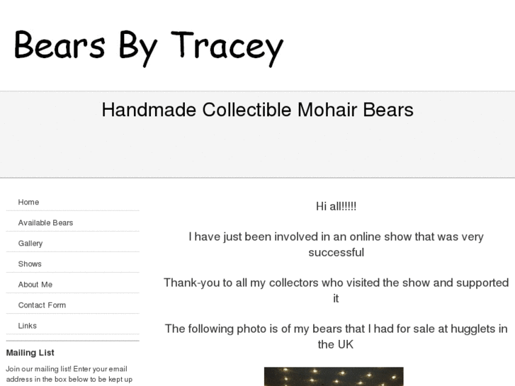 www.bearsbytracey.com