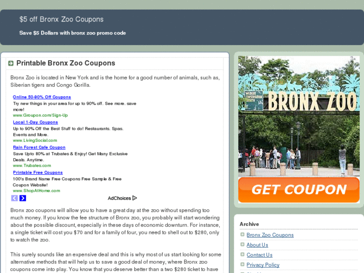 www.bronxzoocoupons.com