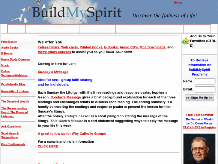 www.buildmyspirit.com