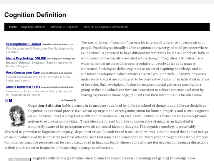 www.cognitiondefinition.com