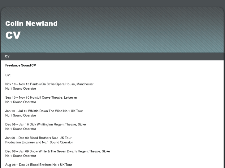 www.colinnewland.com