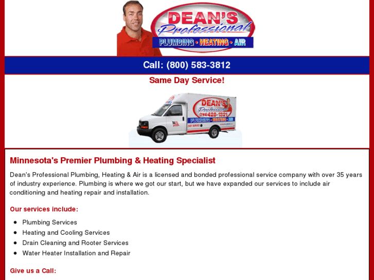 www.deansplumbing.mobi