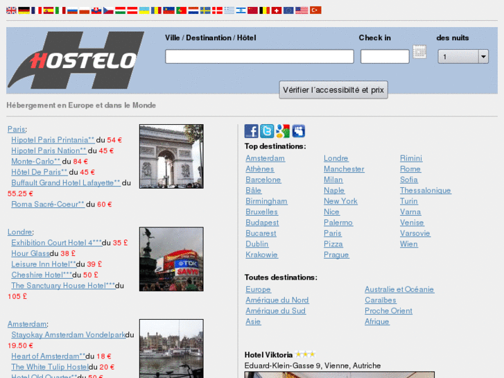 www.hostelo.fr