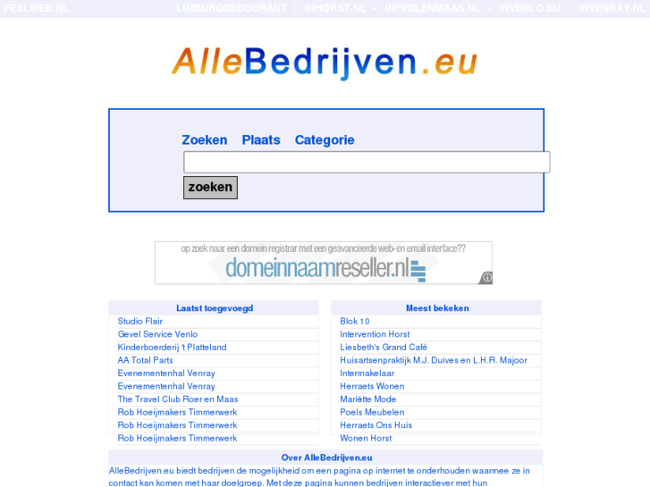 www.allebedrijven.eu