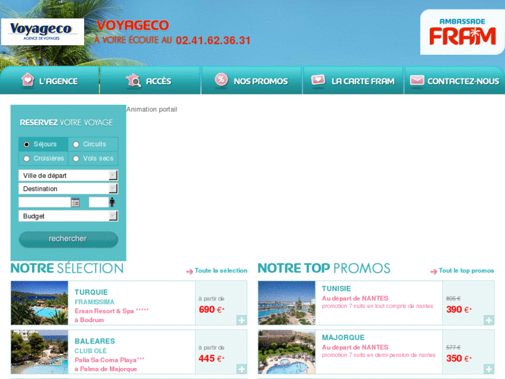 www.ambassade-fram-voyageco49.com