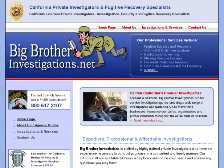 www.bigbrotherinvestigations.net