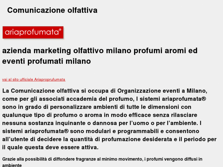 www.comunicazioneolfattiva.com