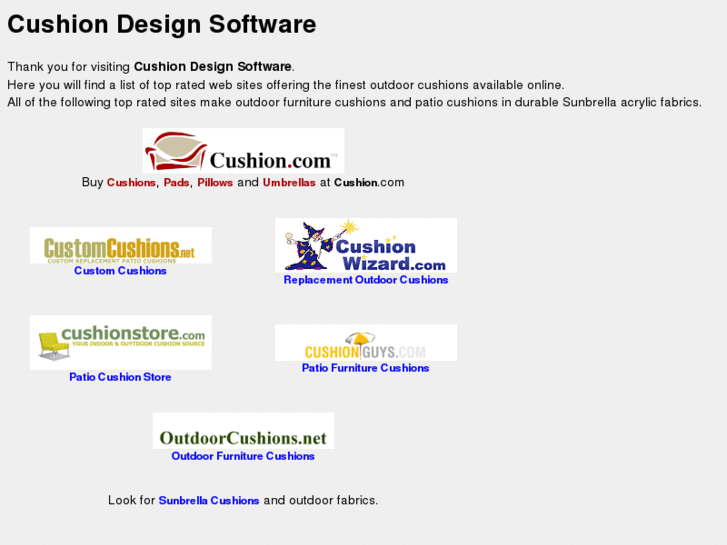 www.cushiondesignsoftware.com